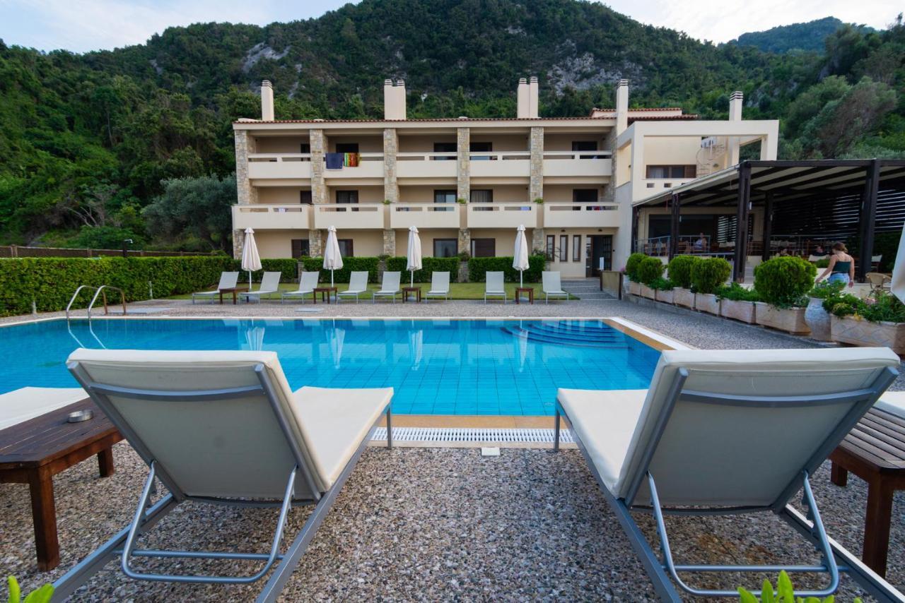 Casa Laios Hotel Paralia Chiliadou ภายนอก รูปภาพ