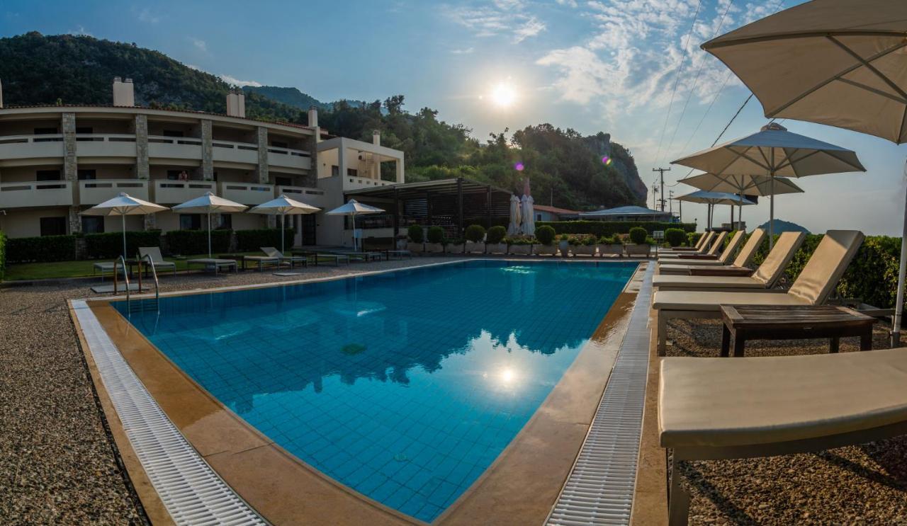 Casa Laios Hotel Paralia Chiliadou ภายนอก รูปภาพ