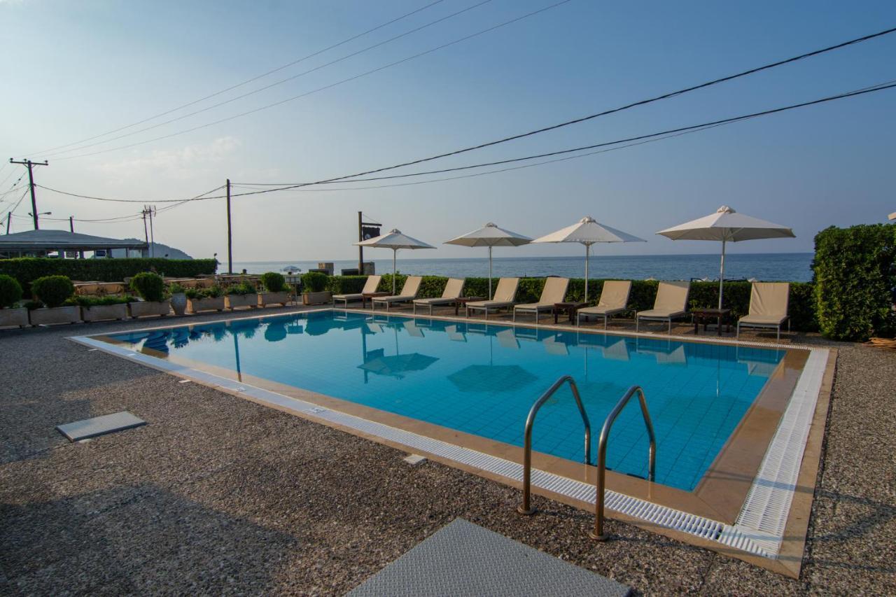 Casa Laios Hotel Paralia Chiliadou ภายนอก รูปภาพ