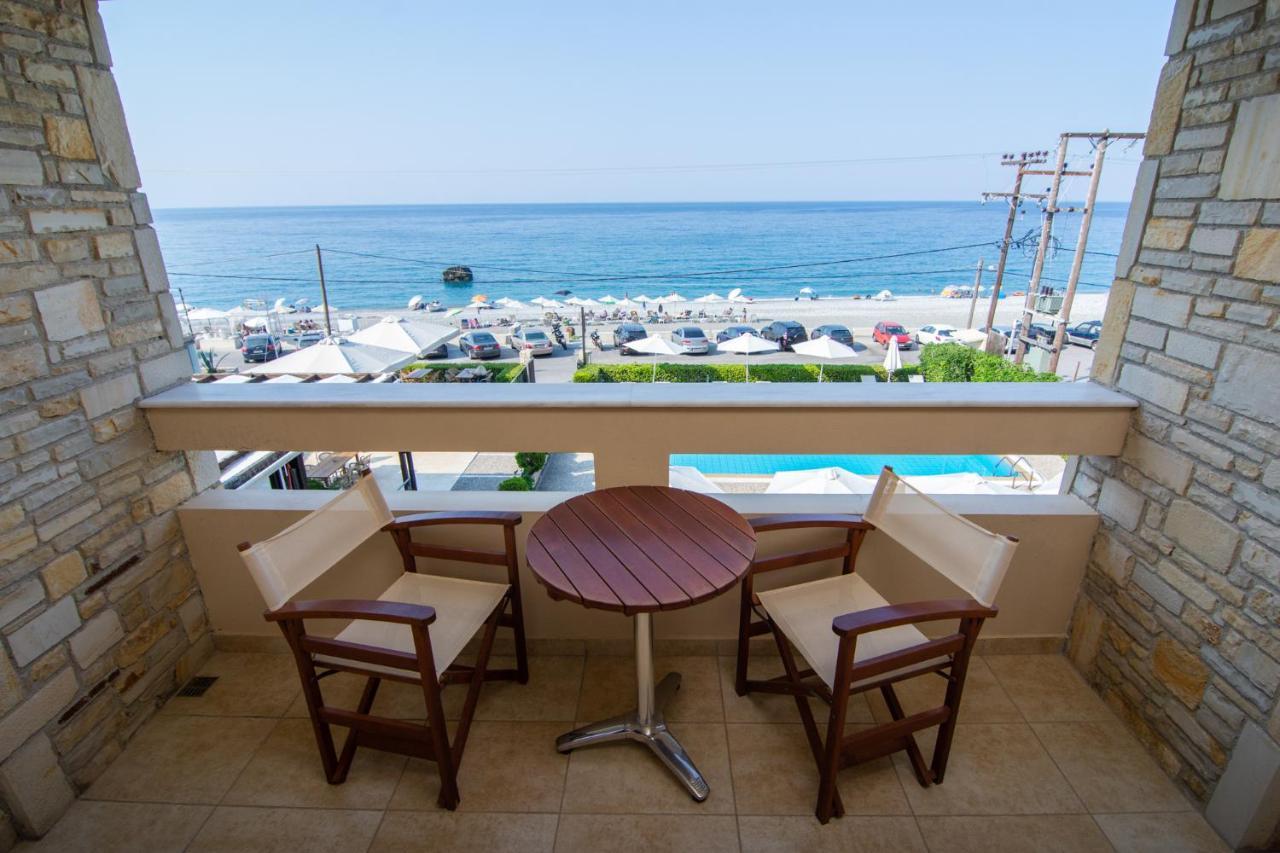 Casa Laios Hotel Paralia Chiliadou ภายนอก รูปภาพ